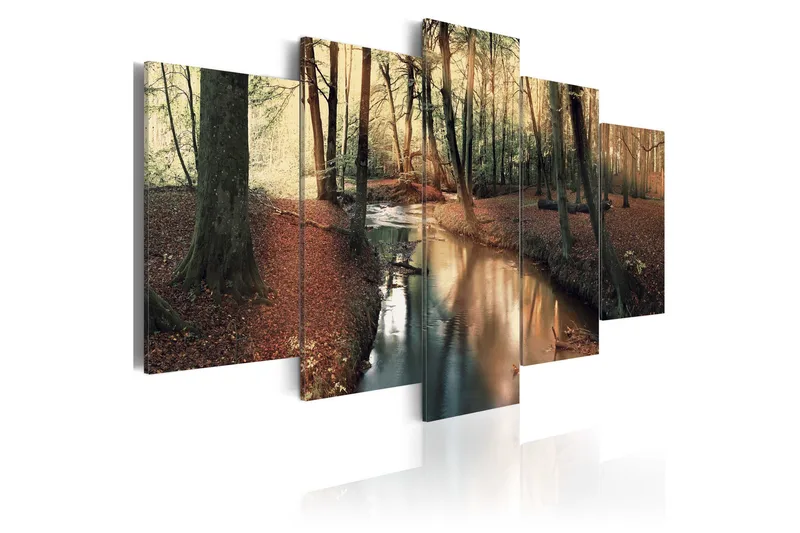 Taulu Brown Autumn Forest 200x100, Artgeist sp. z o. o.