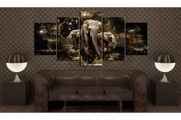 Taulu Brown Elephants 100x50 - Artgeist sp. z o. o. - Sisustustuotteet - Taulu & taide - Canvas-taulu