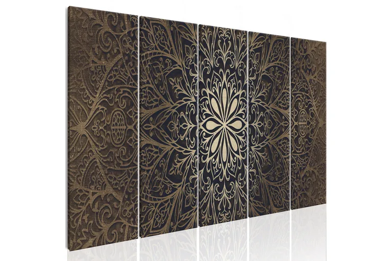 Taulu Brown Mandala 225x90 - Artgeist sp. z o. o. - Sisustustuotteet - Taulu & taide - Canvas-taulu