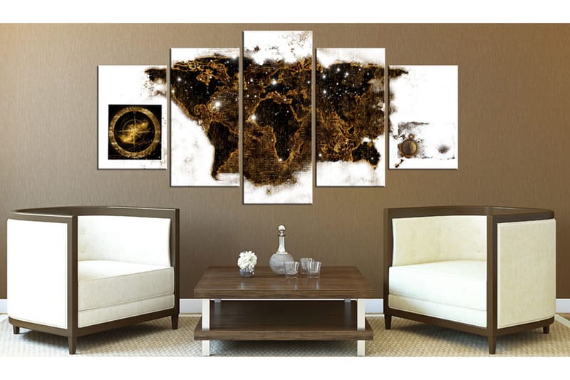 Taulu Brown Map 200x100 - Artgeist sp. z o. o. - Sisustustuotteet - Taulu & taide - Canvas-taulu