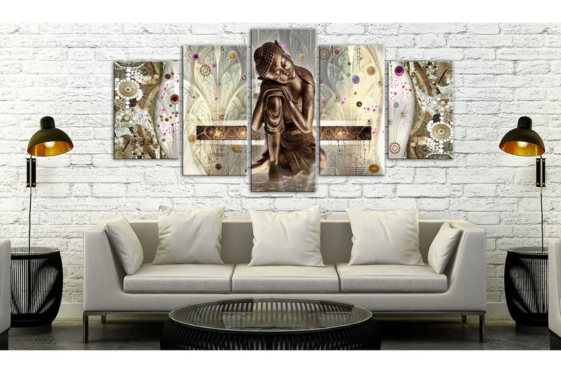 Taulu Buddha's Dream 5 Parts Wide 200x100 - Artgeist sp. z o. o. - Sisustustuotteet - Taulu & taide - Canvas-taulu