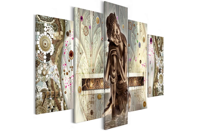Taulu Buddha's Dream 5 Parts Wide 100x50, Artgeist sp. z o. o.