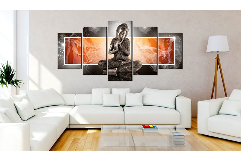 Taulu Buddha And Ornaments 200x100 - Artgeist sp. z o. o. - Sisustustuotteet - Taulu & taide - Canvas-taulu