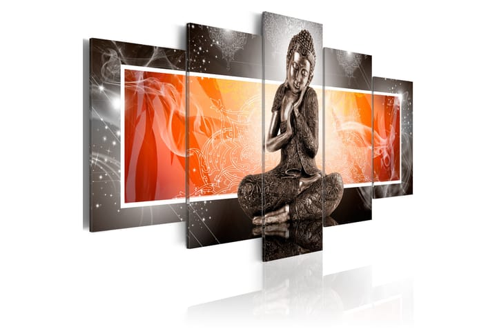 Taulu Buddha And Ornaments 200x100 - Artgeist sp. z o. o. - Canvas-taulu - Seinäkoristeet