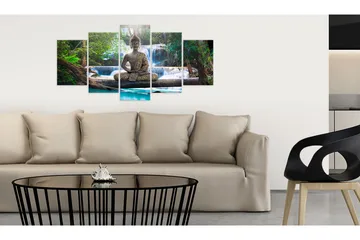 Taulu Buddha And Waterfall 200x100 - Artgeist sp. z o. o. - Sisustustuotteet - Taulu & taide - Canvas-taulu