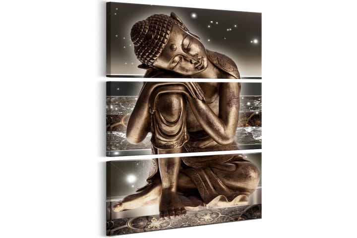 Taulu Buddha At Night 80x120 - Artgeist sp. z o. o. - Canvas-taulu - Seinäkoristeet