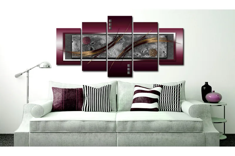 Taulu Burgundy Elegance 200x100 - Artgeist sp. z o. o. - Sisustustuotteet - Taulu & taide - Canvas-taulu