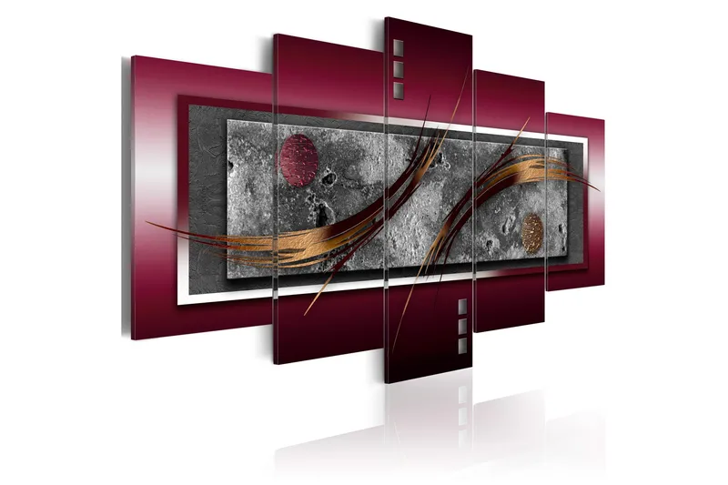 Taulu Burgundy Elegance 200x100 - Artgeist sp. z o. o. - Sisustustuotteet - Taulu & taide - Canvas-taulu