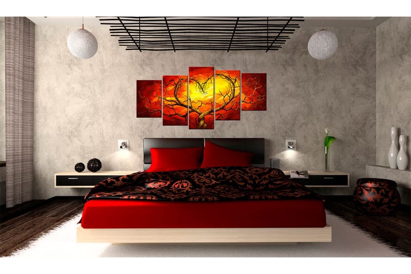 Taulu Burning Heart 200x100, Artgeist sp. z o. o.