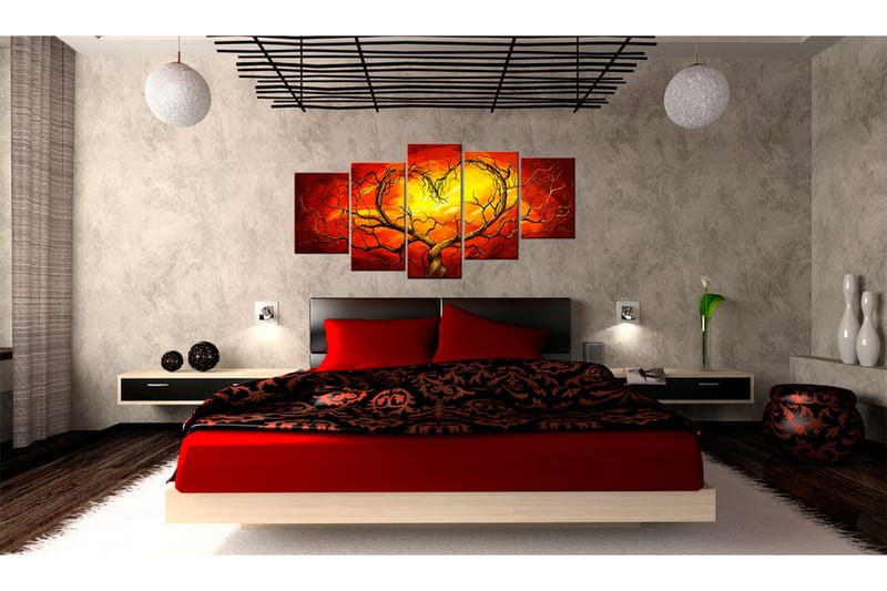 Taulu Burning Heart 200x100 - Artgeist sp. z o. o. - Sisustustuotteet - Taulu & taide - Canvas-taulu