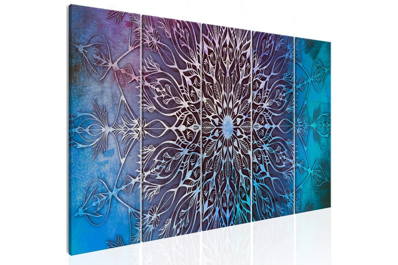 Taulu Center 5 Parts Narrow Blue 200x80 - Artgeist sp. z o. o. - Sisustustuotteet - Taulu & taide - Canvas-taulu