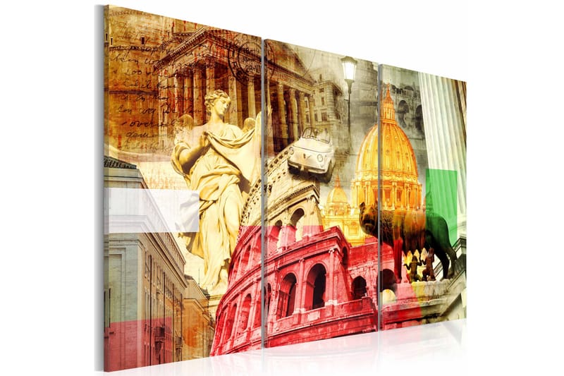 Taulu Charming Rome Triptych 120x80, Artgeist sp. z o. o.