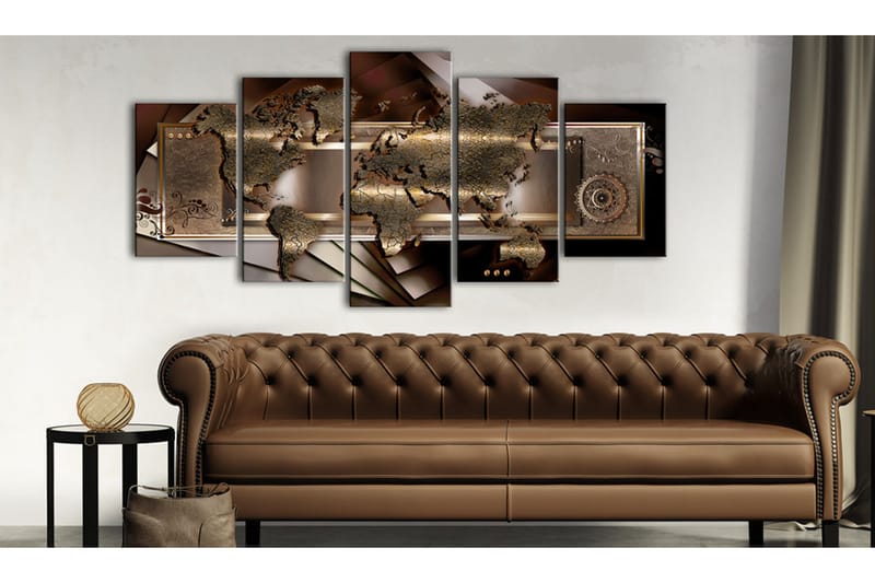 Taulu Chestnut Map 100x50 - Artgeist sp. z o. o. - Sisustustuotteet - Taulu & taide - Canvas-taulu