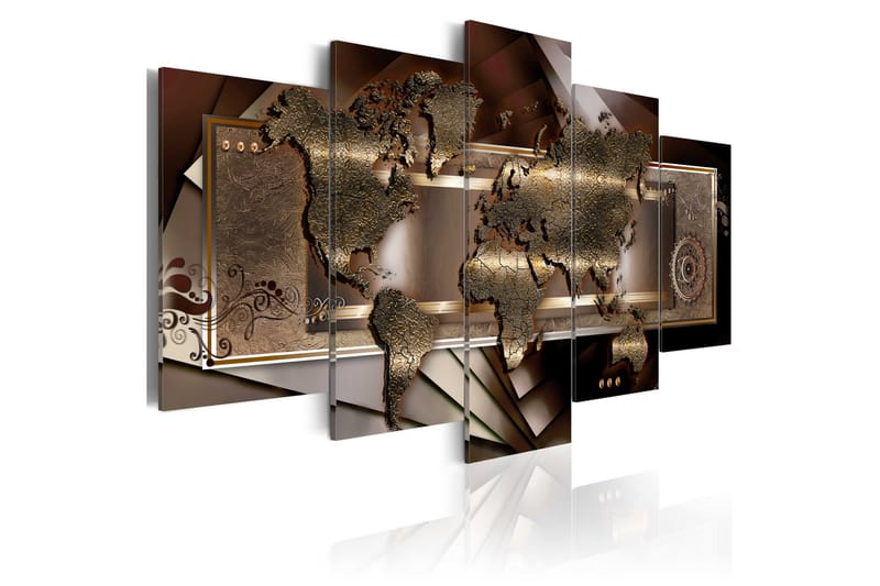 Taulu Chestnut Map 200x100 - Artgeist sp. z o. o. - Sisustustuotteet - Taulu & taide - Canvas-taulu