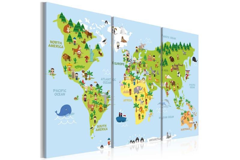 Taulu Children's World 120x80, Artgeist sp. z o. o.