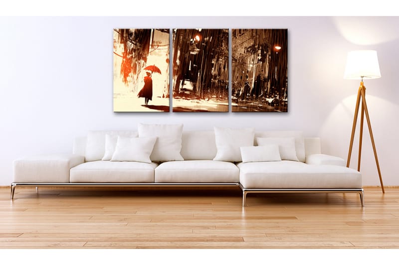 Taulu City in the Rain 60x30, Artgeist sp. z o. o.