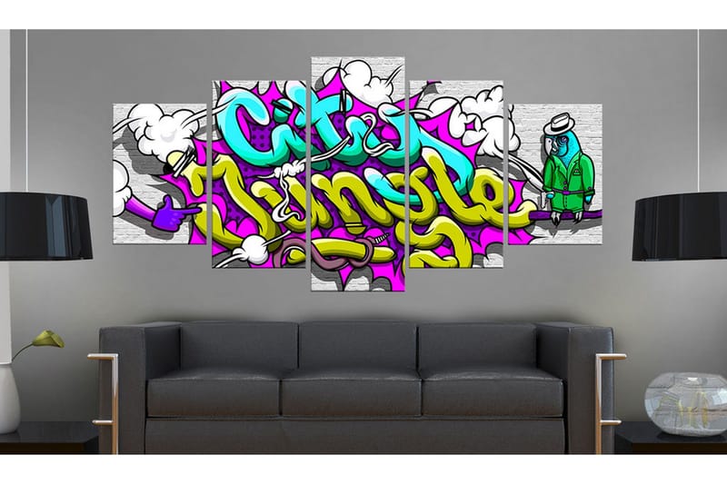 Taulu City Jungle 200x100 - Artgeist sp. z o. o. - Sisustustuotteet - Taulu & taide - Canvas-taulu