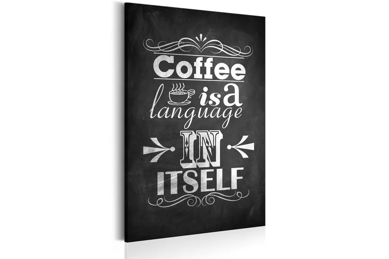 Taulu Coffee Language 40x60, Artgeist sp. z o. o.