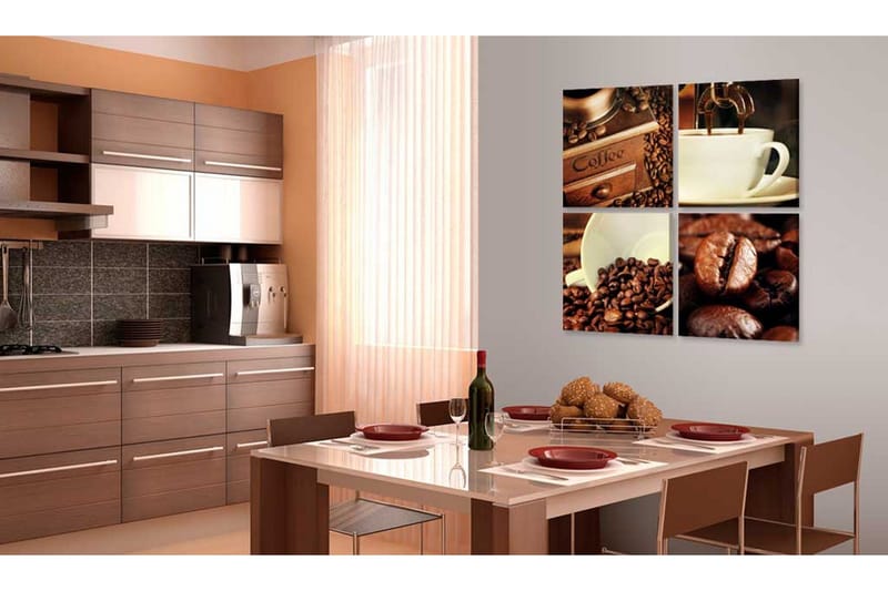Taulu Coffee Tasting 40x40 - Artgeist sp. z o. o. - Sisustustuotteet - Taulu & taide - Canvas-taulu