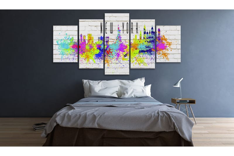 Taulu Colorful New York 100x50 - Artgeist sp. z o. o. - Sisustustuotteet - Taulu & taide - Canvas-taulu