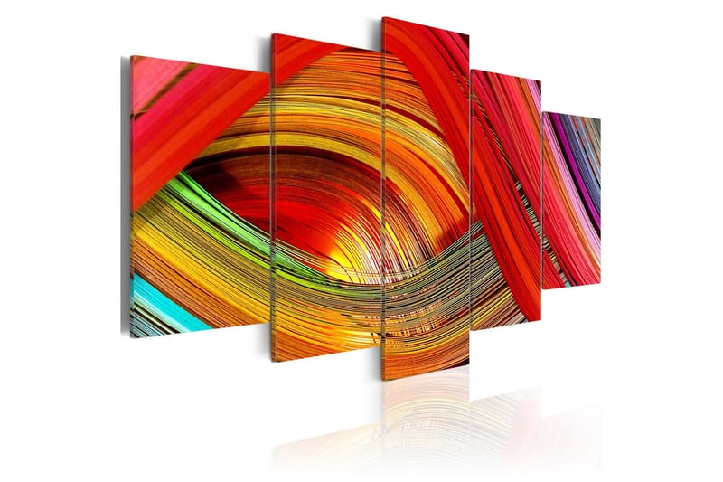 Taulu Colorful Strips Abstraction 200x100, Artgeist sp. z o. o.