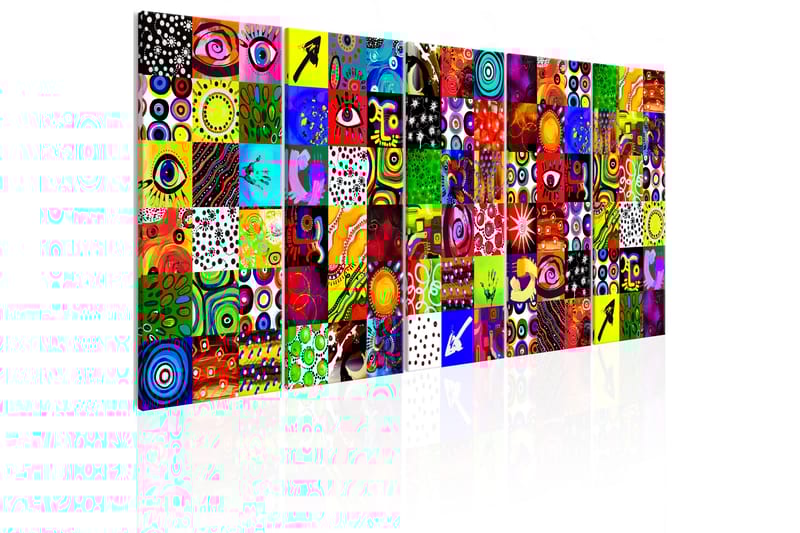Taulu Colourful Abstraction 200x80 - Artgeist sp. z o. o. - Sisustustuotteet - Taulu & taide - Canvas-taulu