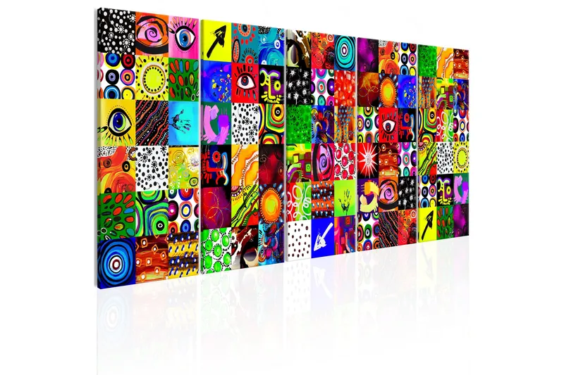 Taulu Colourful Abstraction 200x80, Artgeist sp. z o. o.