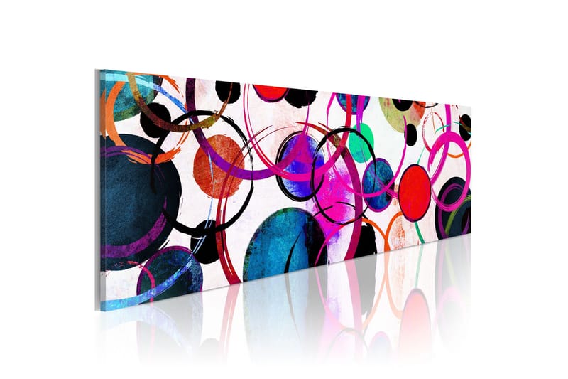 Taulu Colourful Circle 150x50, Artgeist sp. z o. o.