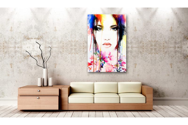 Taulu Colourful Lady 60x90 - Artgeist sp. z o. o. - Sisustustuotteet - Taulu & taide - Canvas-taulu