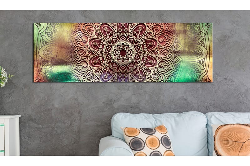 Taulu Colourful Mandala 135x45 - Artgeist sp. z o. o. - Sisustustuotteet - Taulu & taide - Canvas-taulu