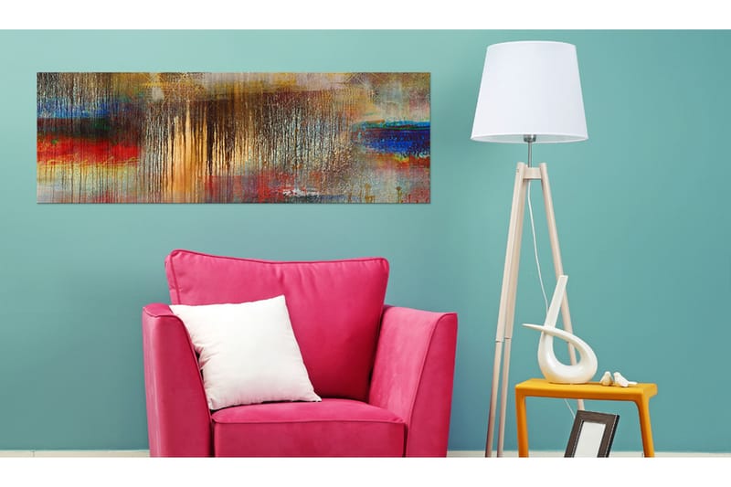 Taulu Colourful Rainstorm 150x50 - Artgeist sp. z o. o. - Sisustustuotteet - Taulu & taide - Canvas-taulu