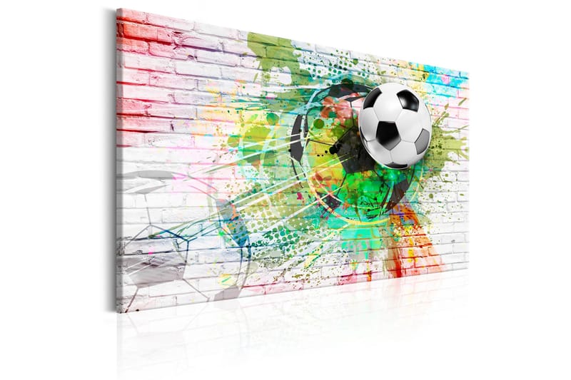 Taulu Colourful Sport (Football) 120x80 - Artgeist sp. z o. o. - Sisustustuotteet - Taulu & taide - Canvas-taulu