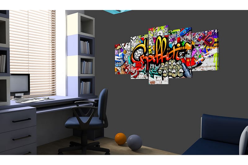 Taulu Colourful Style 100x50 - Artgeist sp. z o. o. - Sisustustuotteet - Taulu & taide - Canvas-taulu