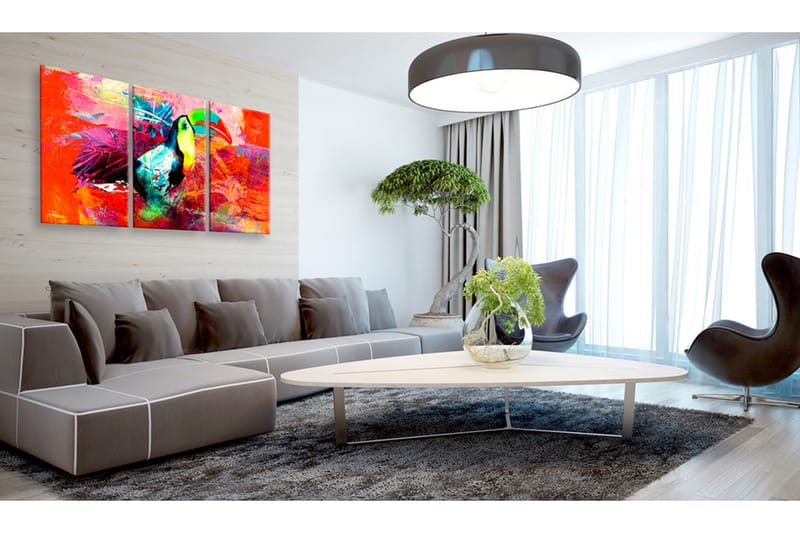Taulu Colourful Toucan 60x30 - Artgeist sp. z o. o. - Sisustustuotteet - Taulu & taide - Canvas-taulu