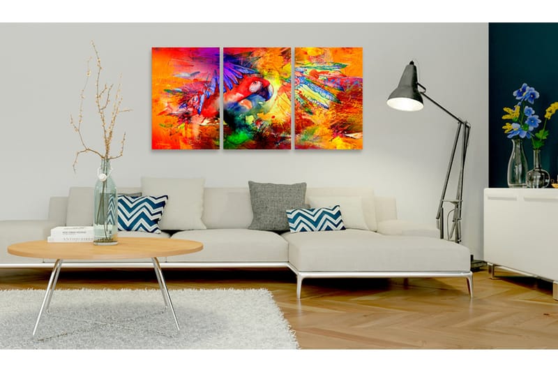 Taulu Colourful Parrot 120x60, Artgeist sp. z o. o.