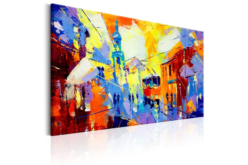 Taulu Colours of the City 90x60 - Artgeist sp. z o. o. - Sisustustuotteet - Taulu & taide - Canvas-taulu