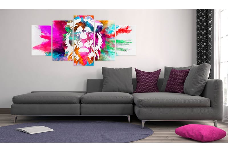 Taulu Colours Of The King 200x100 - Artgeist sp. z o. o. - Sisustustuotteet - Taulu & taide - Canvas-taulu