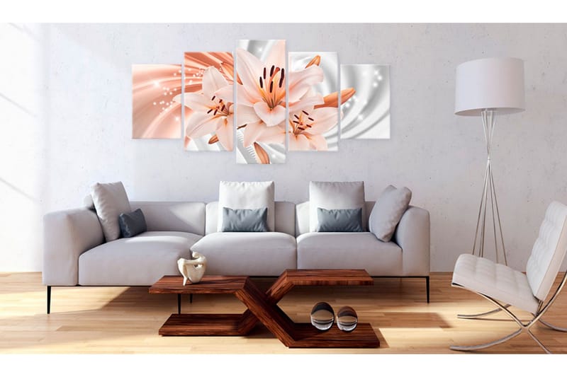 Taulu Coral Lilies 200x100 - Artgeist sp. z o. o. - Sisustustuotteet - Taulu & taide - Canvas-taulu