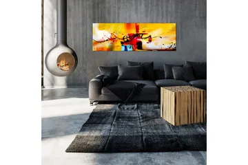Taulu Crazy Serpentines 1 Part Oranssi Narrow 135x45 - Artgeist sp. z o. o. - Sisustustuotteet - Taulu & taide - Canvas-taulu
