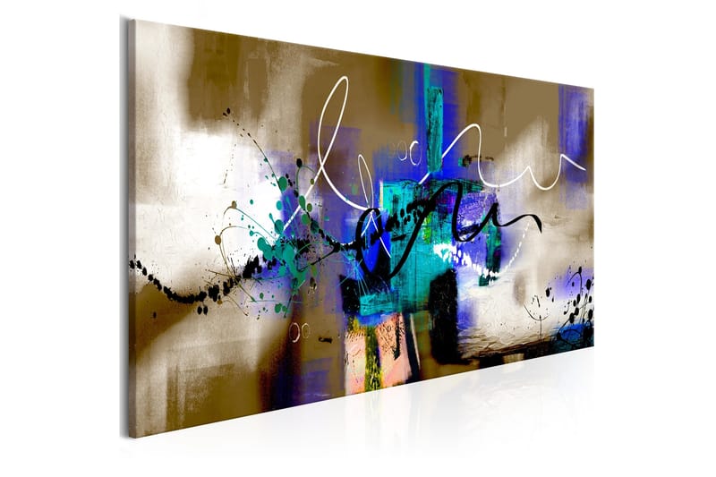 Taulu Crazy Serpentines 1 Part Brown Narrow 135x45, Artgeist sp. z o. o.