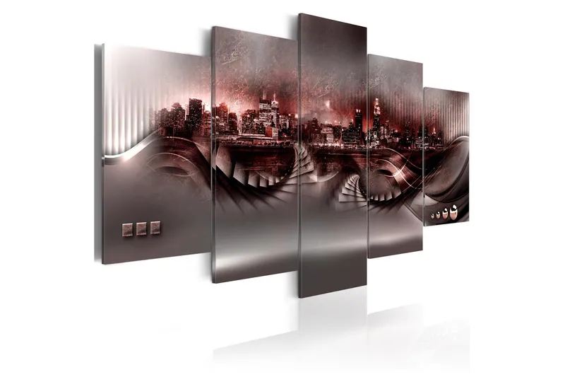 Taulu Crimson City 100x50 - Artgeist sp. z o. o. - Sisustustuotteet - Taulu & taide - Canvas-taulu