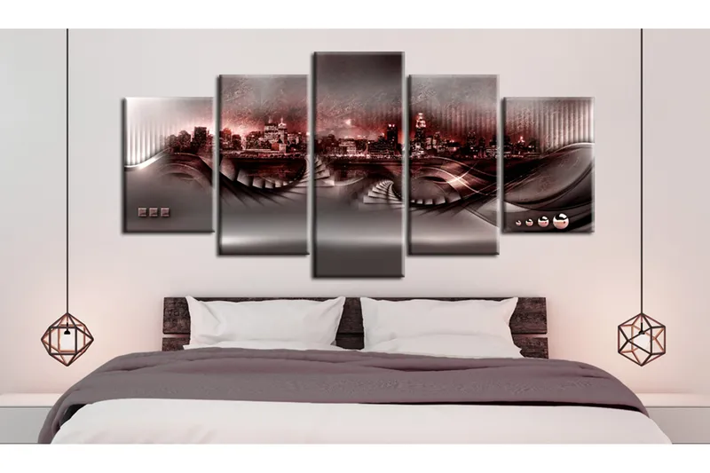 Taulu Crimson City 100x50 - Artgeist sp. z o. o. - Sisustustuotteet - Taulu & taide - Canvas-taulu