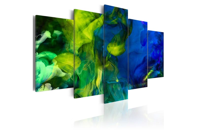 Taulu Dance Of Green Flames 200x100, Artgeist sp. z o. o.