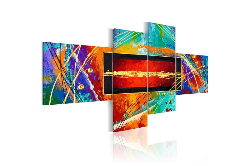 Taulu Dance Of Rainbow 200x90, Artgeist sp. z o. o.