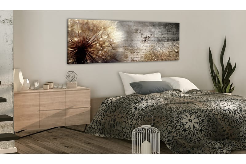 Taulu Dandelion On Concrete 150x50 - Artgeist sp. z o. o. - Sisustustuotteet - Taulu & taide - Canvas-taulu