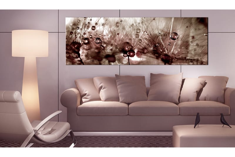 Taulu Dandelions After Rain 135x45 - Artgeist sp. z o. o. - Sisustustuotteet - Taulu & taide - Canvas-taulu