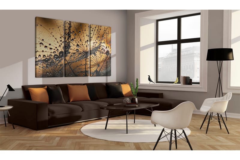 Taulu Dandelions And Dew 120x80 - Artgeist sp. z o. o. - Sisustustuotteet - Taulu & taide - Canvas-taulu