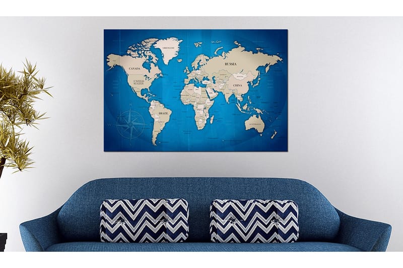 Taulu Dark Blue Trail 60x40, Artgeist sp. z o. o.