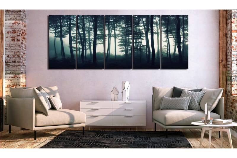 Taulu Dark Forest 5 Parts Narrow 200x80 - Artgeist sp. z o. o. - Sisustustuotteet - Taulu & taide - Canvas-taulu