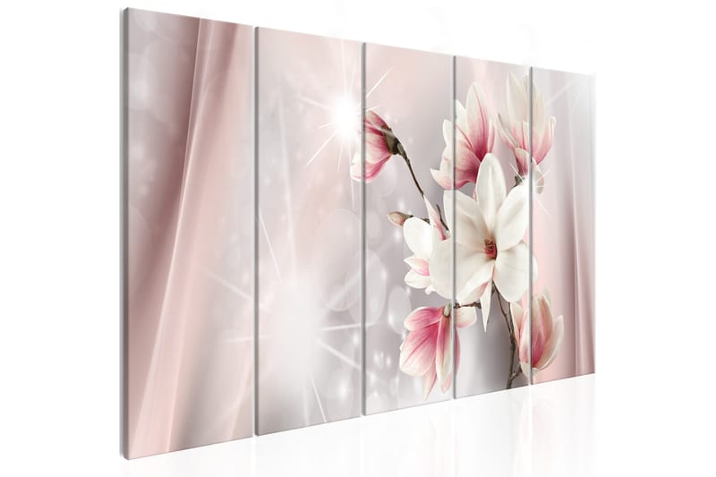 Taulu Dazzling Magnolias 5 Parts Narrow 225x90 - Artgeist sp. z o. o. - Sisustustuotteet - Taulu & taide - Canvas-taulu